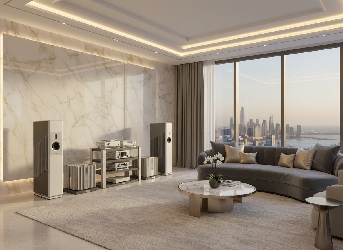 Burmester system in Dubai luxury apartment